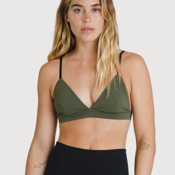 NWOT Kit and Ace Triangle Bralette in Charcoal Grey- Size S - Picture 5 of 9